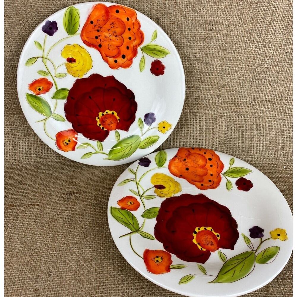 Gates Ware Salad Dessert Plates LGA114 Laurie Gates Round